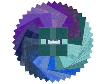 10in Squares Essential Gems Royal Nights 42pcs - Quilting Precuts