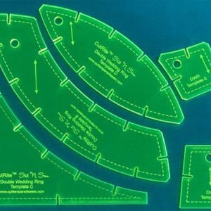 Slit N Sew Double Wedding Ring Template