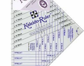Large Kaleidoscope Ruler 6in to 16in -  Quilting Ruler / Template