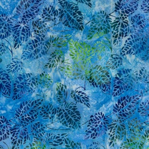 Expressions Batiks Tjaps Blue Green Multi