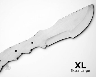 Knife Blank EXTRA LARGE - 1095 Carbon Steel Tracker Blade Knives Knife Making Blanks [H-BLANK-36-1095]