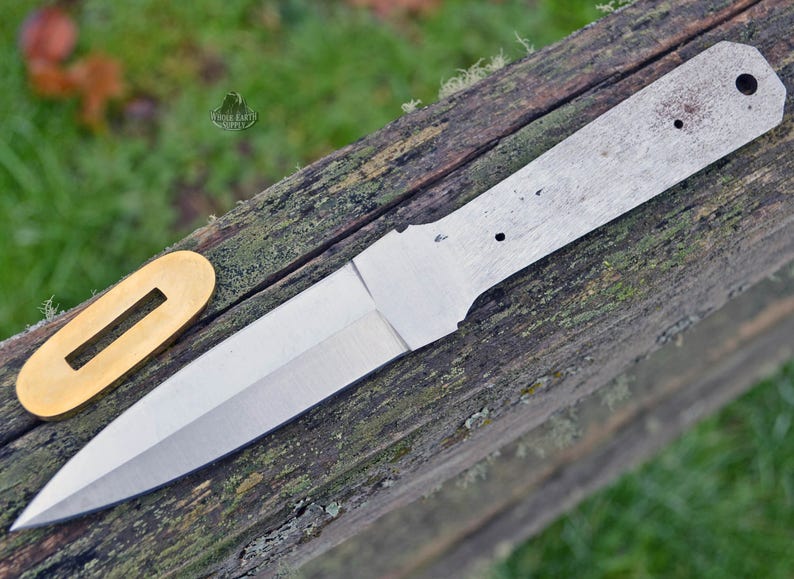 Knife Blank Large Boot Knives Blades Blanks Hunting Blade Etsy