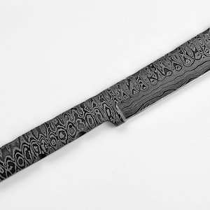 Knife Blank Damascus High Carbon Steel Tanto Blade Knives Japanese Samurai Blanks Blades Custom Knife Making High Carbon Best [A-BLANK-04L]