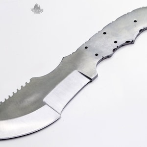 Knife Blank High Carbon 1095 Steel Tracker Blade Hunting Skinning 1095HC New Blanks Blades Custom Making High Carbon Best [H-BLANK-34-1095]