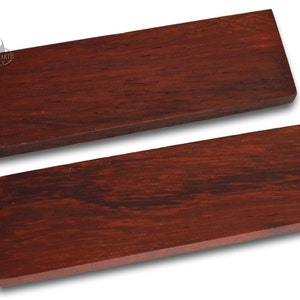 5 inch Blood Wood Red Scales Handle Set Pair Handles Material for Knife Making Blanks Blades Knives Knives Blades Grips [R-SCALES-T]