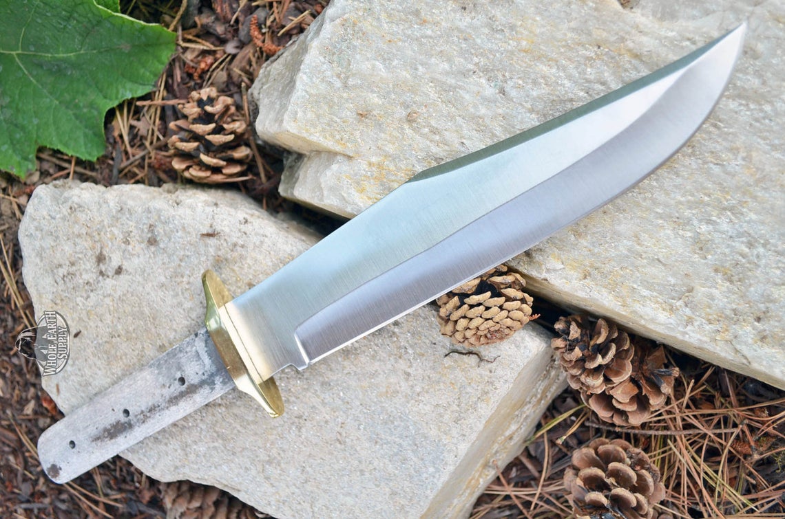 Knife Blank CUSTOM Large Bowie Knife Making Blade Knives with Etsy