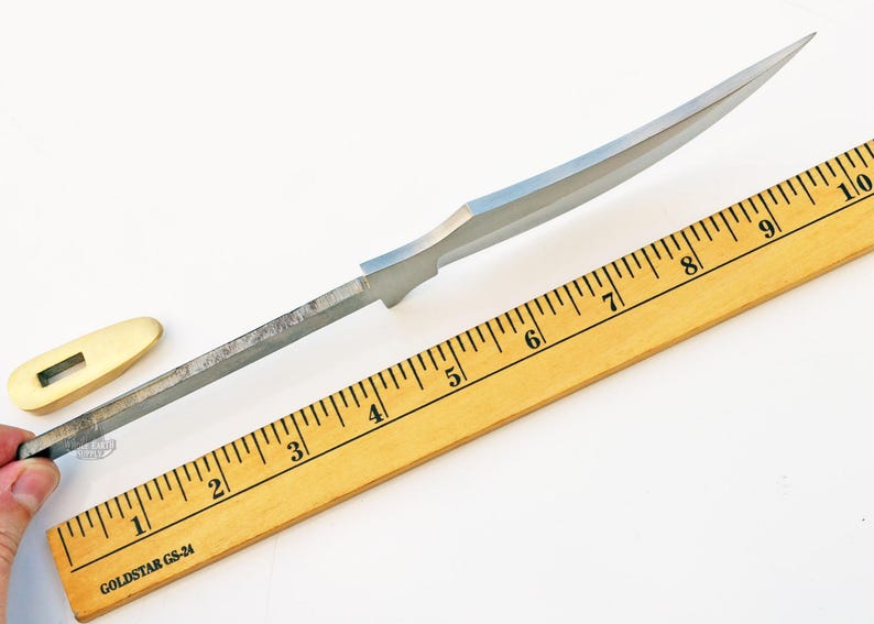 Knife Blank Clip Point Skinner Knife Making Blade Blanks Etsy