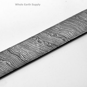 Knife Billet Damascus Bar Knife Making Knives Blank Blade Steel Swirl Blanks Layers Blanks Blades Custom High Carbon K-BILLET-ALLINE