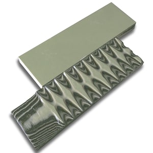 Knife Handle Scales Grips 5 inch G-10 G10 Tan & Green Camo Hunter Quality Knives Making Set Pair [G-SCALES-FOREST]