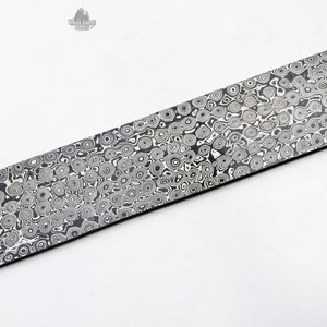 Knife Billet Damascus Bar Blank Making Steel Blade Layers Knife Raindrop Knives Blade Blanks Blades Custom High Carbon H-BILLET-RAIN