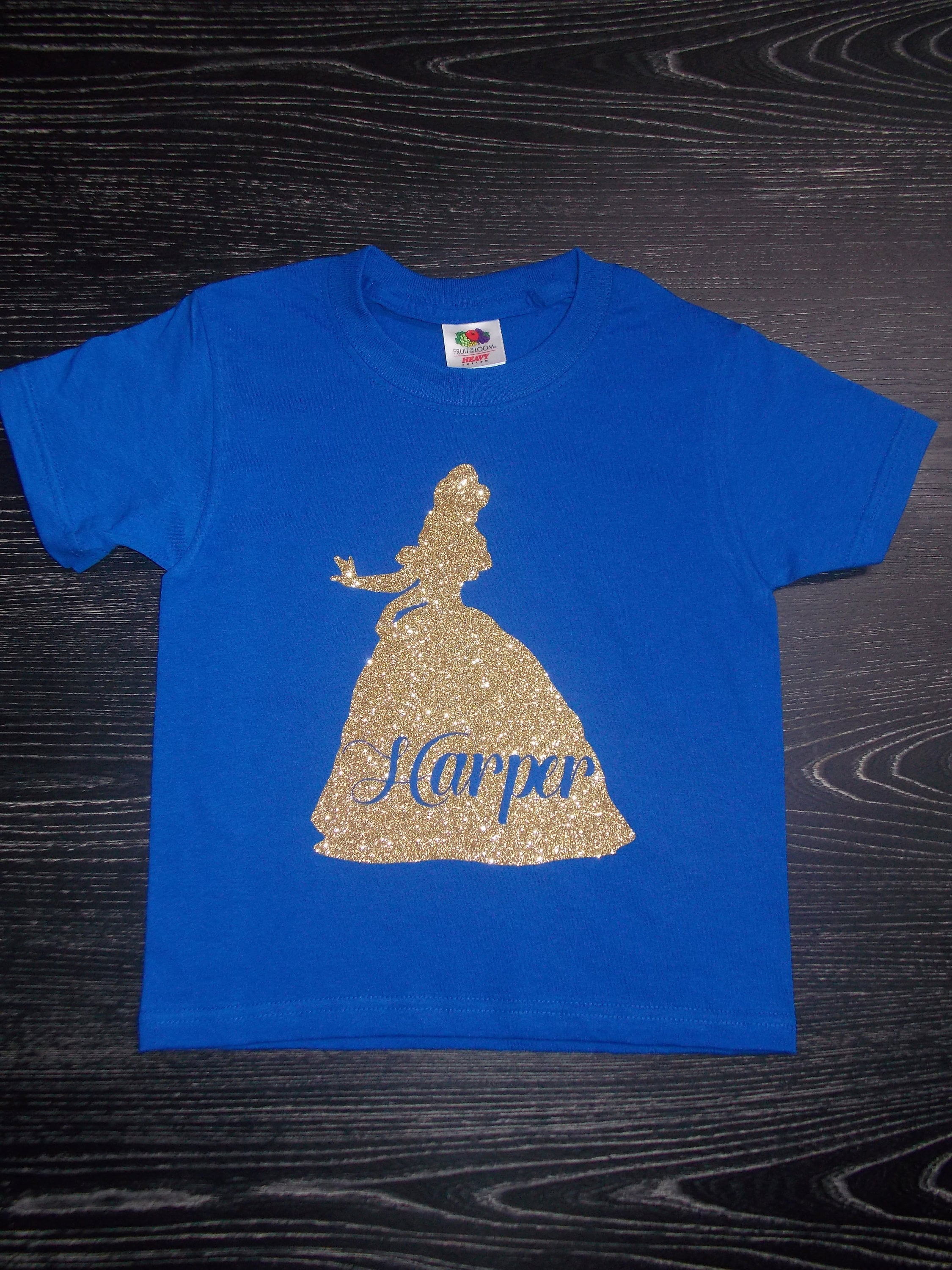 Beauty and the Beast Princess Belle Unisex Kids Boy Girl Top Tee Youth T-Shirt