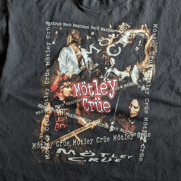 Motley Crue Maximum Rock Tour Shirt - XL - 1999 - Vintage