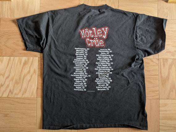 Motley Crue Maximum Rock Tour Shirt - XL - 1999 -… - image 2