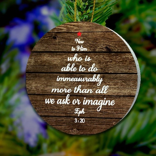 Bible Verse Ornament Etsy