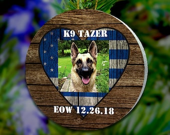 Police Dog Memorial Etsy