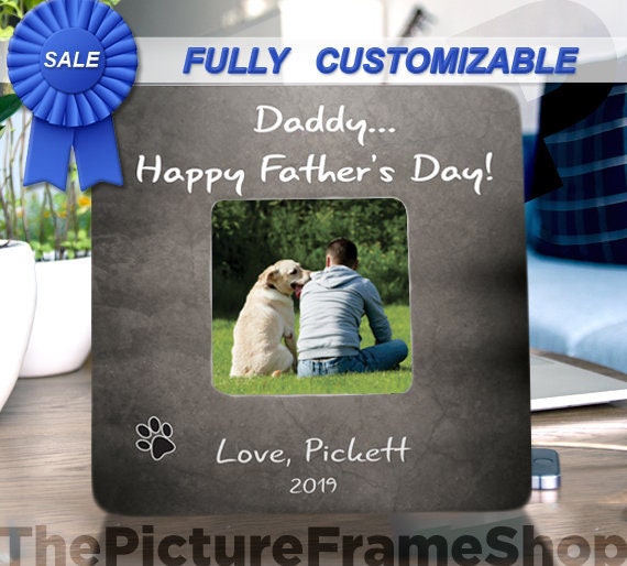 dog dad picture frame
