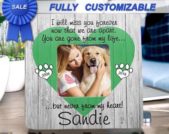 Loss of Dog Memorial,Dog Passing Gift,Dog Memorial,Personalized Pet Loss Gift,Pet Name Frame,Loss of Dog Gift, Cat Memory Frame,Dog Memorial