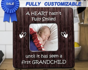 New Grandma Gift New Grandpa Gift Pregnancy Reveal to Grandparents  Frame Grandmother Gift Grandfather Gift Grandma Reveal Grandma Reveal