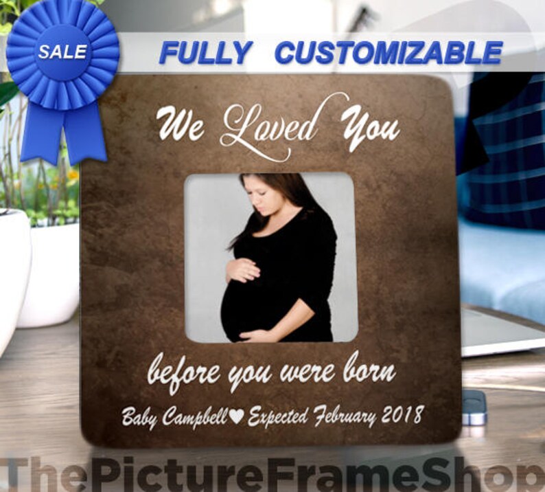 Ultrasound Frame Sonogram Pregnancy Gift Announcement Ultrasound Frame Sonogram Pregnancy Gift Announcement Gender Reveal New Baby We Loved You Before Were Born Shower