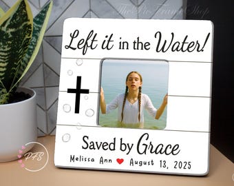 Adult Baptism Gift, Teen Baptism, I have Decided to Follow Jesus, Born Again, I Left it in the Water, Accepting Christ, Teen Baptism Gift