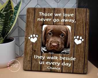 Pet Memorial Picture Frame, Dog Cat Loss, Sympathy Gift