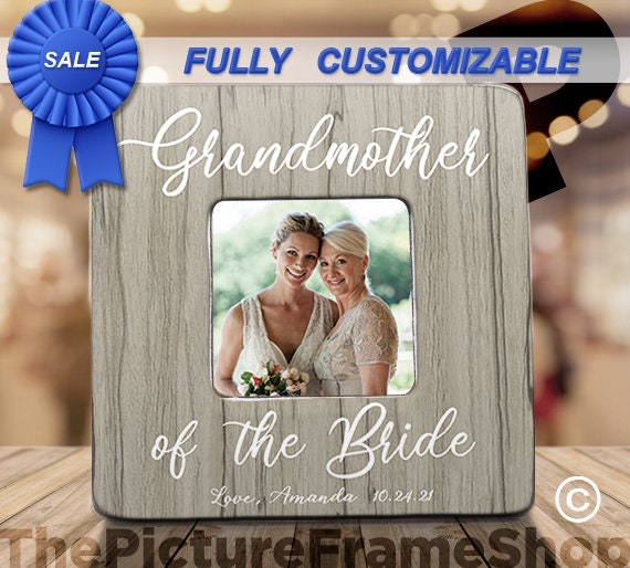 Grandmother Picture Frame Grandmother of the Bride Frame Etsy