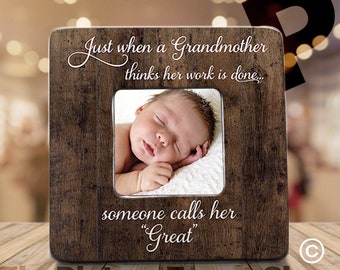 Great Grandma Pregnancy Announcement Great Grandma Again Great Grandma Grandmother Gift Christmas Gift For Great Grandmother Grandma Frame