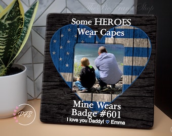 Police Dad, Police Daddy, Police Dad Gift, Fathers Day,  Police Hero Dad, Heroes Wear Capes, Policeman Police Officer Dad Father Grandpa