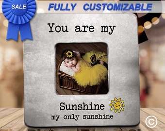 First Mothers Day Gift, You Are My Sunshine, You are My Sunshine Picture Frame, New Mom Gift, Mothers Day Gift,  Picture Frame For Mom