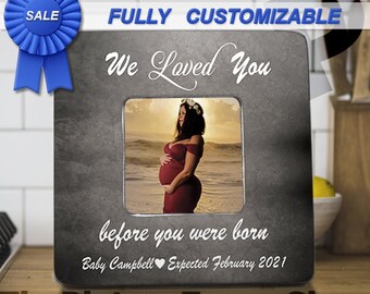 thumbnail image 2 of Jwitao Ultrasound Picture Frame - Baby Bump Weekly Fruit And Veggie Pregnancy Tracker, Sonogram Picture Frame, Expecting Parents To Be Unique Gift For Pregnant Women, Gender Reveal First Time Mom Must 2 of 10