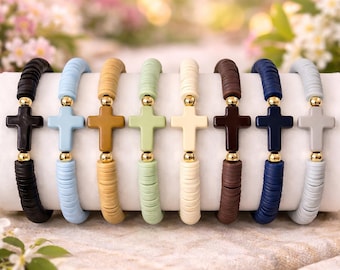Handmade Cross Bracelet: Religious Jewelry Gift