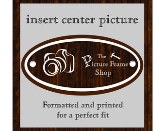 Print and Insert Center Picture. Picture with purchase of frame ONLY.  Only One Picture Per Frame Is Allowed