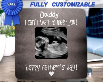 Daddy Reveal Ultrasound Frame Daddy To Be Frame Pregnancy Reveal To Husband Expecting Dad To Be Frame Dad To Be From Baby Fathers Day Frame