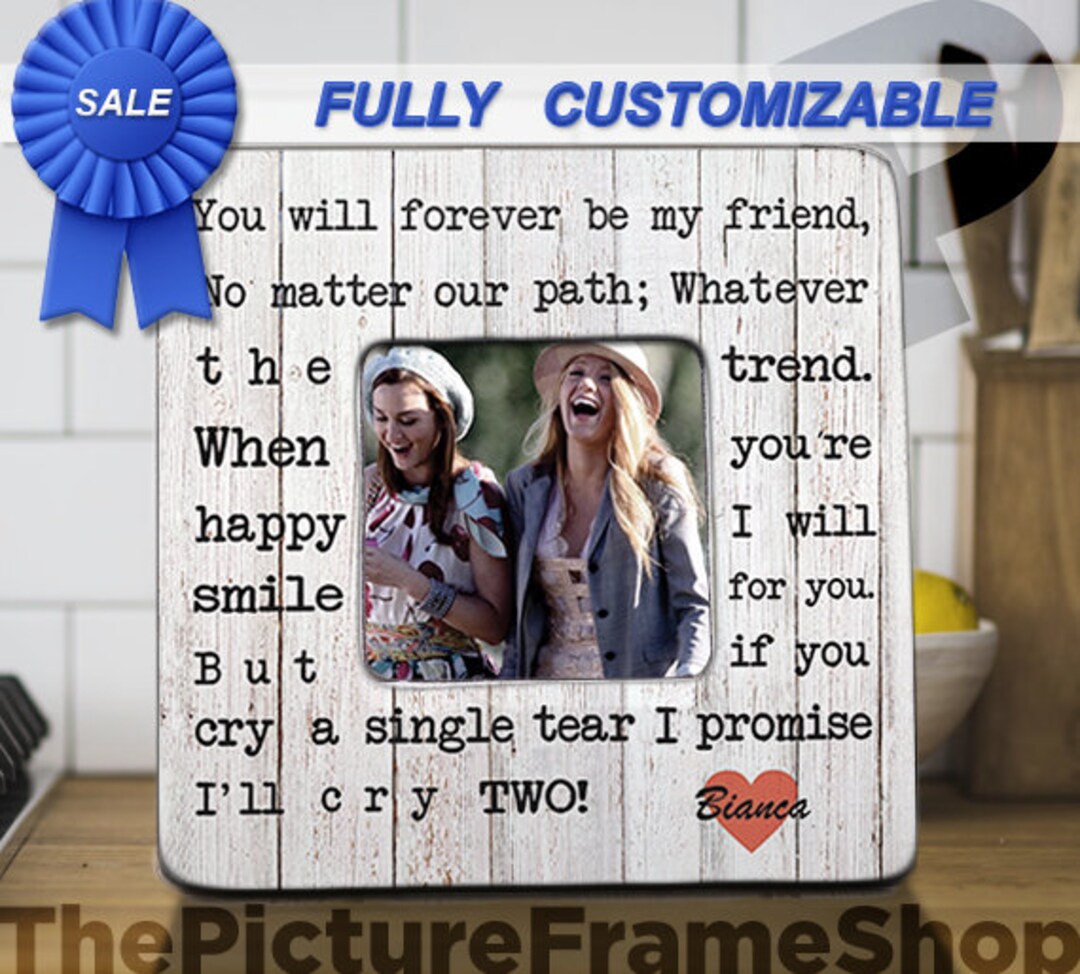 Best Friend Frames, Unique Friendship Gifts, Unique Friend Gifts