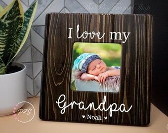 Grandpa Fathers Day,  Love My Grandpa , Fathers Day Gift from Grandchild