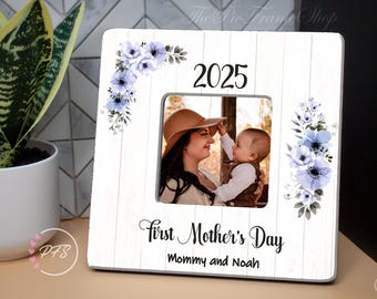Personalized First Mothers Day Wood Frame Gift