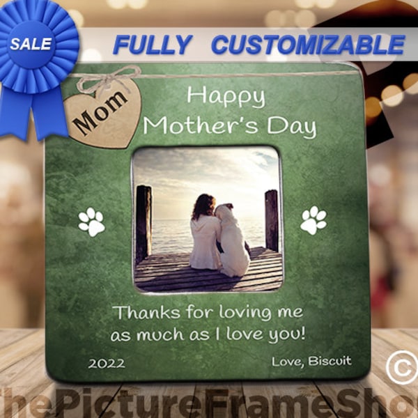 Mothers Day Gift From Dog Mom Mothers Day, Gift From Dog, Dog Mom Birthday Gift From Dog Mom Gift For Dog Mom, Dog Mom Frame For Mothers Day