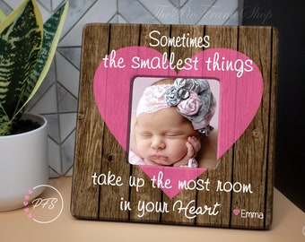 Personalized Wood Frame, First Mothers Day Gift, Nana, Mimi