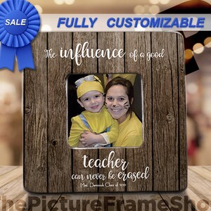 The Influence Of A Good Teacher Can Never Be Erased Personalized Teacher Gift Desk Teacher Appreciation Gift Teacher Gift Personalized