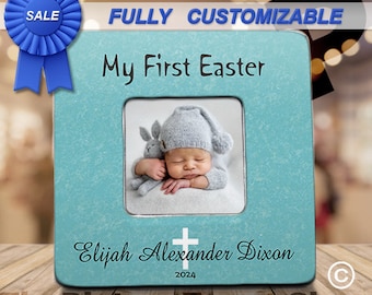 My First Easter, My 1st Easter Boy, Easter Picture Frame, Christian Easter, First Easter Gift, Christian Easter Gifts, Easter Cross,