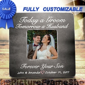 Wedding Gift For Parents Mother Of the Groom Gift from Groom Wedding Thank You Gift Today A Groom Tomorrow a Husband Parents Thank You Gift