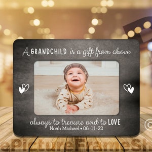 New Grandparent Gift Grandparent Picture Frame Grandparents Gifts Personalized Grandparents When A Child is Born So are Grandparents Gift