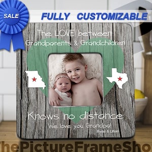 Long Distance Grandparents and Grandchildren States Personalized Frame Grandparents Frame Grandparents Gift Grandchildren Gift Distance