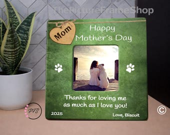 Mothers Day From Dog, Dog Mama,Personalized Cat Photo Gift