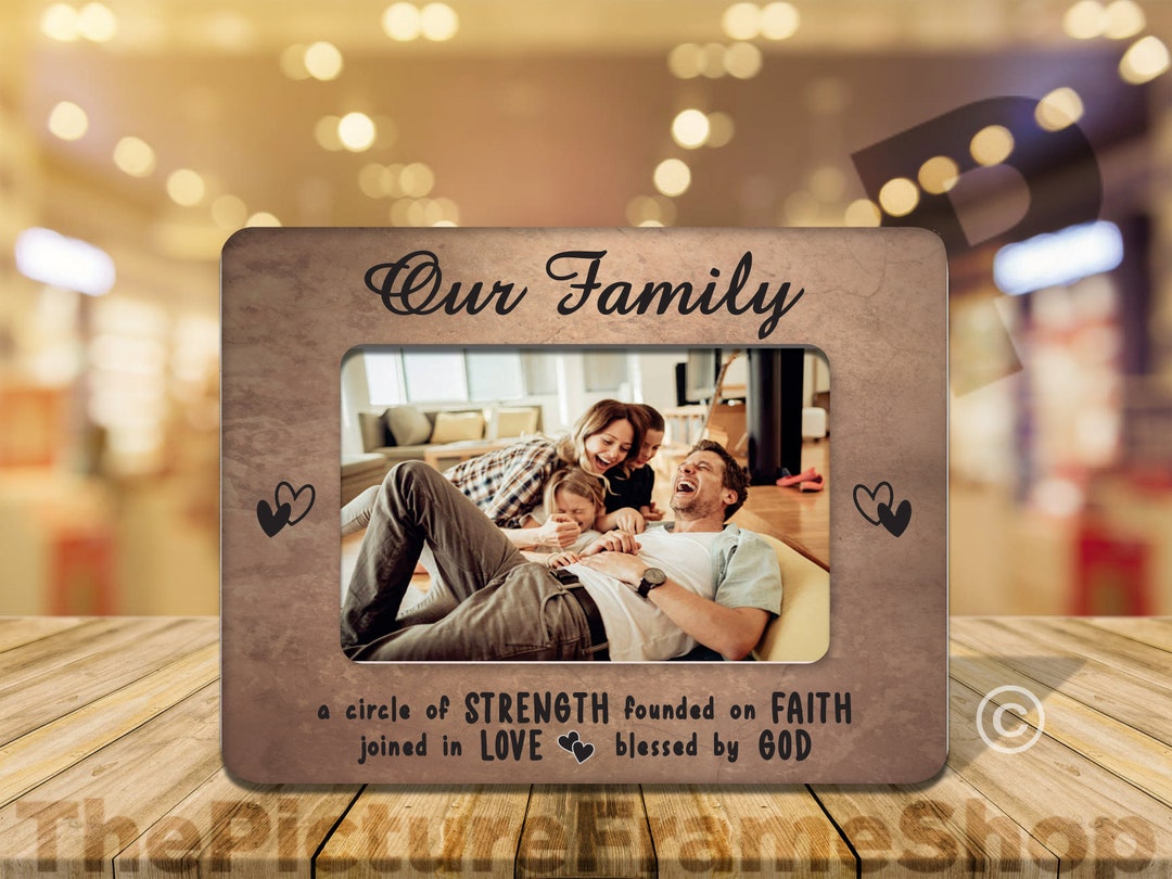 Family Frame, Family Photo Frame, Family Decor, Our Family Frame, Photo
