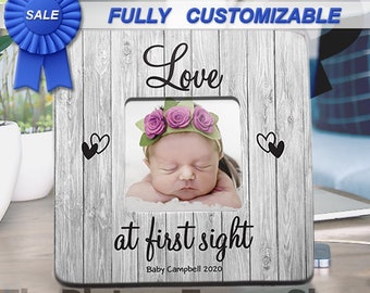 Love at First Sight, Ultrasound Frame, Sonogram Frame, Pregnancy Frame, New Baby Frame, Pregnancy Reveal, Gender Reveal, Baby Shower Gift