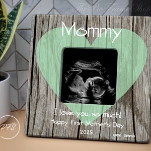 New Mommy Gift, Pregnancy Gift, New Mommy Gift, New Mom Frame, Baby Frame, Personalized Baby Frame, Ultrasound Frame, Pregnancy Gift For Mom