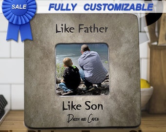 Father son picture frame sale