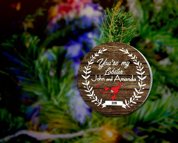 boyfriend girlfriend christmas ornaments