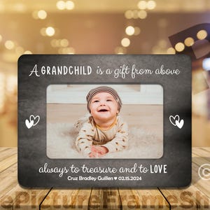 New Grandparent Gift Grandparent Picture Frame Grandparents Gifts Personalized Grandparents When A Child is Born So are Grandparents Gift